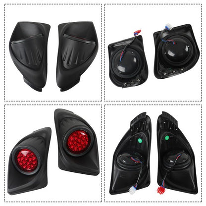 Solid Spare LED Headlight LEDTaillight Light Kit For Yamaha Drive2 Golf Cart 2017-Up US
