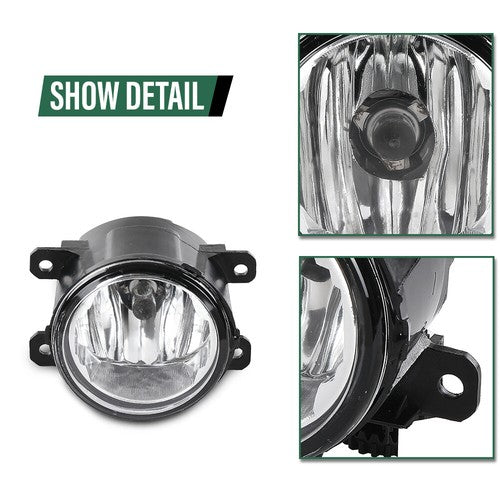 Solid Spare Front Bumper Fog Lights Driving Lamps Fit For 14-22 Ram Promaster 1500 2500 3500