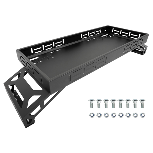 Solid Spare Overbed Cargo Rack Storage For Polaris Kawasaki Honda Pioneer Most UTV Models