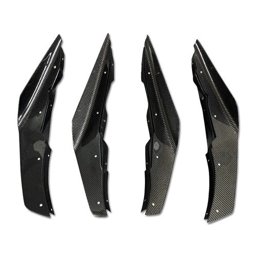 For 2007-2014 Subaru Impreza STi GVB GVF STI Front Canard Spoiler Air Scoop