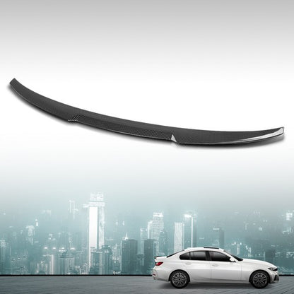 Solid Spare Trunk Spoiler Rear Wing Fit For 19-25 BMW G20 330i G80 M3 Carbon Look M4 Style