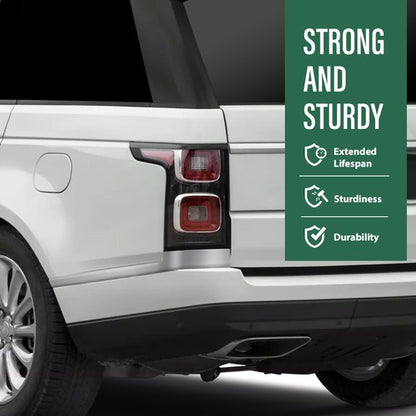 Solid Spare Fit For 13-22 Land Rover Range Rover Rear Bumper Side Cladding Silver Trim Left