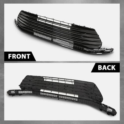 Solid Spare Fit For 2021-2025 Toyota Sienna W/O Sensor Hole Front Bumper Lower Grille Grill