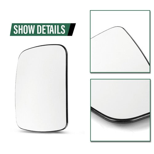 Solid Spare Heated Mirror Glass w/ Back Fit For 10-15 Land Rover LR2 LR4 Passenger Side