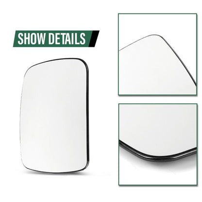 Solid Spare Heated Mirror Glass w/ Back Fit For 10-15 Land Rover LR2 LR4 Passenger Side