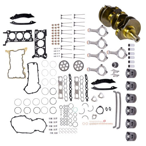 Solid Spare Engine Overhaul Rebuild Kit Crankshaft Rods Timing 68147229AA For Jeep Ram 1500