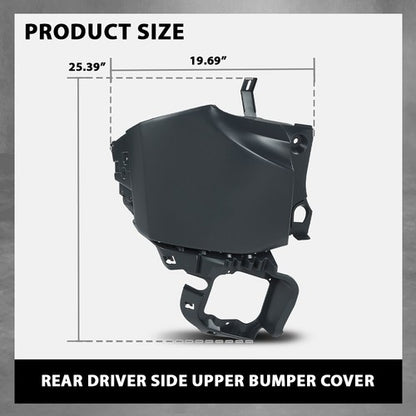 Solid Spare Fit For 15-23 Jeep Renegade Rear Bumper End Left Driver Side CH1116103