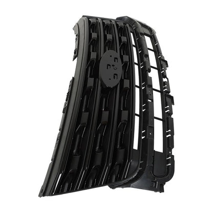 Solid Spare Front Bumper Grille Glossy Black For Ford Explorer 2016-2017 FO1200578