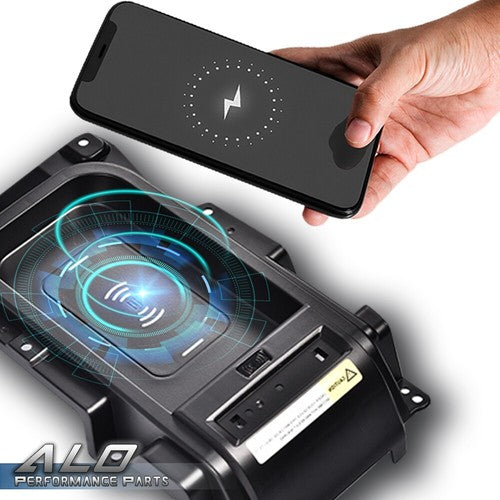 Solid Spare Fit For 14-20 Tundra Center Console Wireless Charging Tray Console W/ Harness