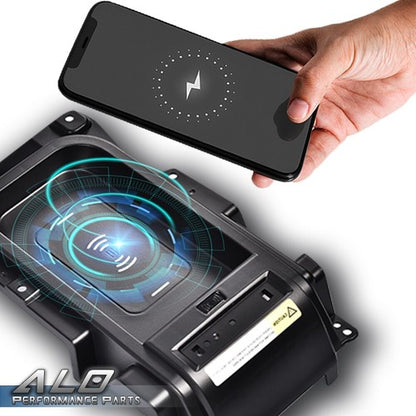 Solid Spare Fit For 14-20 Tundra Center Console Wireless Charging Tray Console W/ Harness