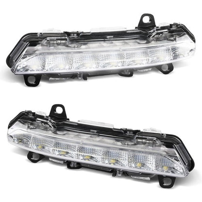 Solid Spare LED Fog Lights Daytime Running Lamps Fit For Mercedes-Benz S550 S600 S63 AMG