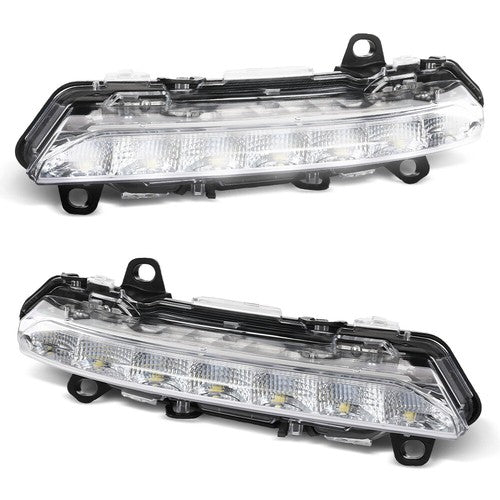 Solid Spare LED Fog Lights Daytime Running Lamps Fit For Mercedes-Benz S550 S600 S63 AMG
