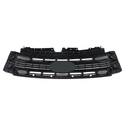 Solid Spare Fit For Ford F250 XL/XLT 2023 2024 Gloss Black Plastic Front Upper Grill Grille