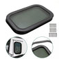 Solid Spare Vertical RV Window Cargo Trailer w/Trim Ring Screws Tinted Glass 12"X18"X1 1/2"