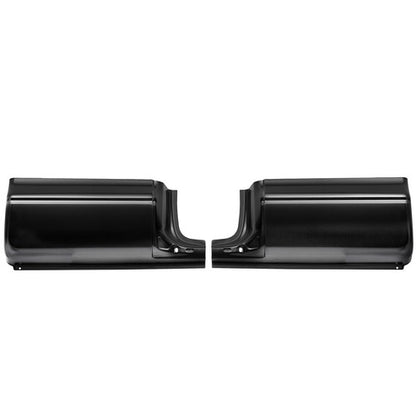 Solid Spare Left & Right Steel Cab Corners For 97-04 Dodge Dakota 2 door Extended / Club Cab