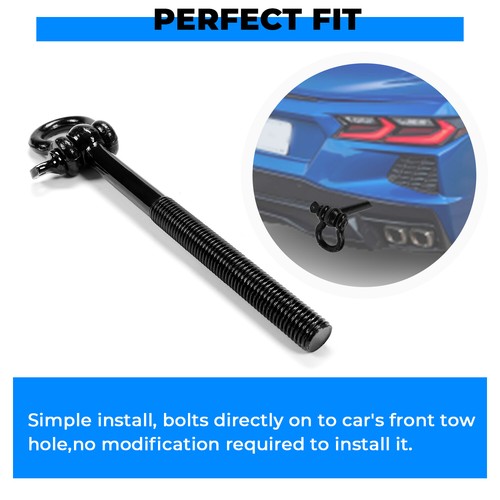Solid Spare Fits Chevrolet C8 CORVETTE models #15234068 Replacement Tow Hook Bar Mid-Engine