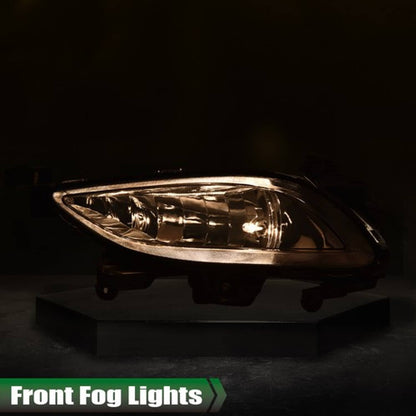 Solid Spare Smoke Bumper Fog Lights Driving Lamps Left+Right Fit For 11-13 Hyundai Sonata