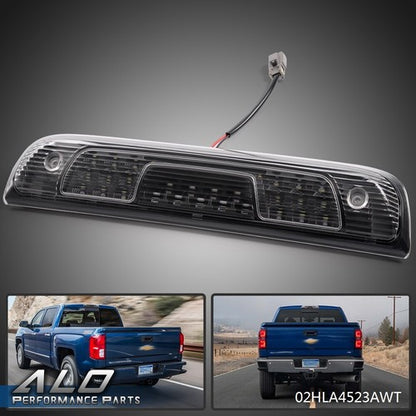 Solid Spare Fit For 2014-2018 Chevy Silverado GMC Sierra 3rd Third Tail Brake Light Lamp