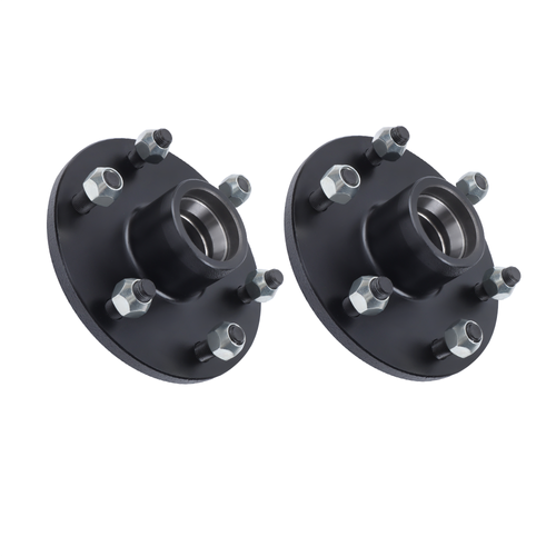 Solid Spare 6 on 5.5' Trailer Hub Kit For 3500 lbs. #84 Spindle With Trailer Bearing