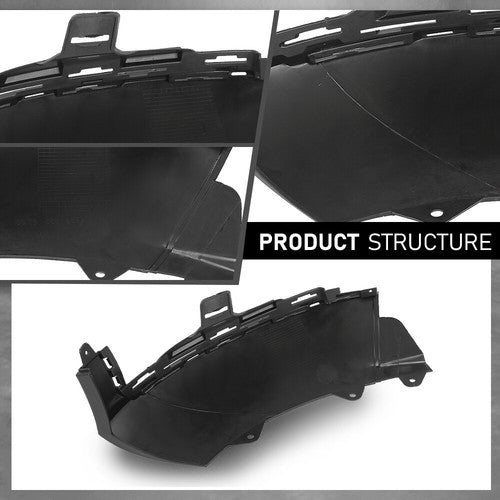 Solid Spare Front Bumper Left Lower Trim Fit For 16-22 Mercedes-Benz GLC X253 A2538857900