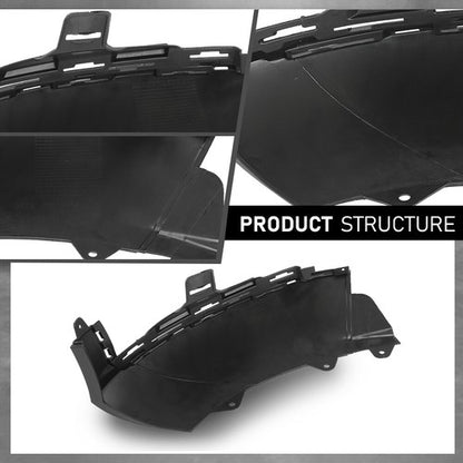 Solid Spare Front Bumper Left Lower Trim Fit For 16-22 Mercedes-Benz GLC X253 A2538857900