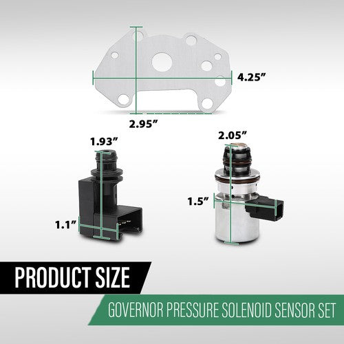 Solid Spare Governor Pressure Solenoid Sensor Set Fit For 2000+ Dodge Jeep Chrysler