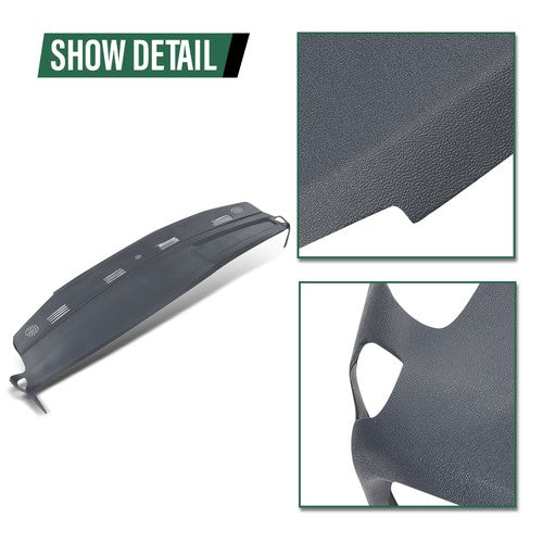 Solid Spare One Piece TPE Dashboard Dash Cover Blue Fit For 02-05 Dodge Ram 1500 2500 3500