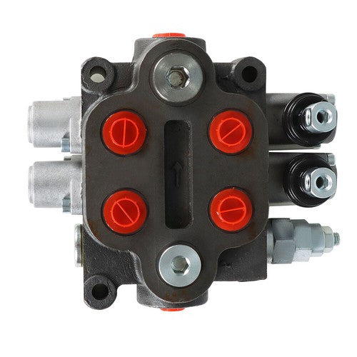 Solid Spare 2 Spool Hydraulic Directional Control Valve 25 GPM, 3000 PSI, BSPP Interface New