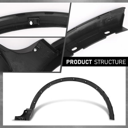 Solid Spare Front Left Side Fender Flare Wheel Arch Molding Fit For 2020-2024 Ford Escape