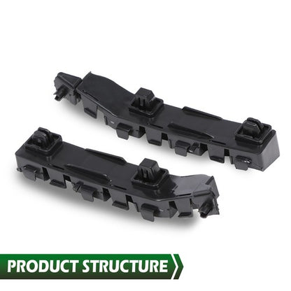 Solid Spare Fits 2008-2012 Honda Accord Sedan Front Bumper Bracket Beam Mount Support 2pcs