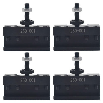 Solid Spare 4Pc OXA #1 250-001 Quick Change Turning Facing Tool Post Holder For Lathe CNC