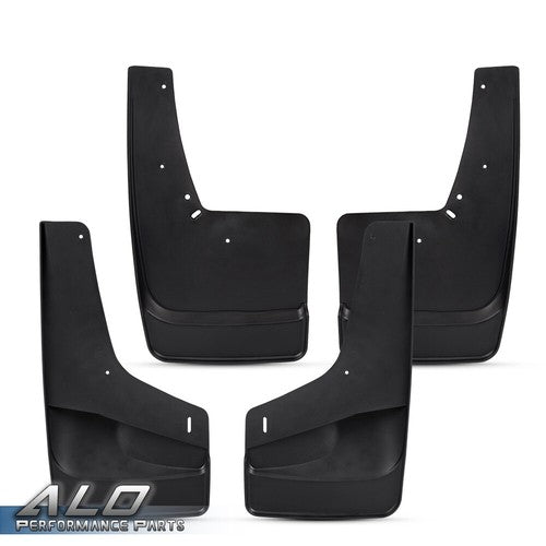 Solid Spare Front & Rear Splash Guards Mud Flaps Fit For 1999-2007 Chevy Silverado Sierra