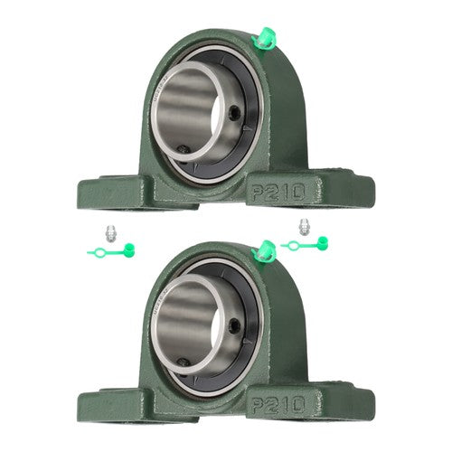 Solid Spare 2 Pack UCP210-32 Pillow Block Mounted Ball Bearing 2" Bore Self Aligning New