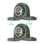 Solid Spare 2 Pack UCP210-32 Pillow Block Mounted Ball Bearing 2" Bore Self Aligning New