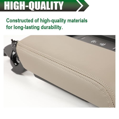 Solid Spare Fit For 15-19 Suburban Yukon Wireless Charging Center Console Armrest Lid