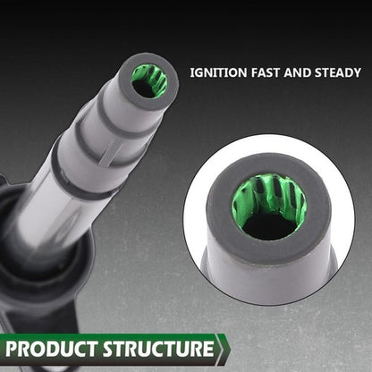 Solid Spare 4Pcs Ignition Coils Fit For 2009-2019 Toyota Corolla Prius 1.8L New