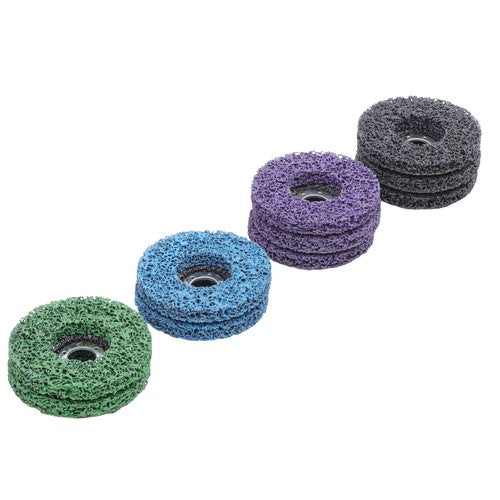 Solid Spare 3*black,2*green ,3*purple and 2*blue 10-Pack 4-1/2' x 7/8' Diamond Discs