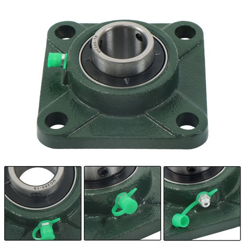 Solid Spare 6Pcs UCF205-16 Pillow Block Flange Bearing 1" Bore Solid Base Self Aligning