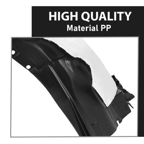 Solid Spare Front Fender Liner Splash Shield Left Fit For 2015-2019 Ford Escape FO1248161