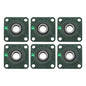 Solid Spare 6Pcs UCF205-16 Pillow Block Flange Bearing 1" Bore Solid Base Self Aligning