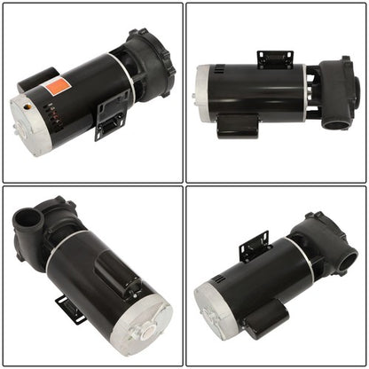 Solid Spare 3722021-13 Spa Pump 5.0HP 230V 56Y Frame Hot Tubs Electric 3450 RPM Black