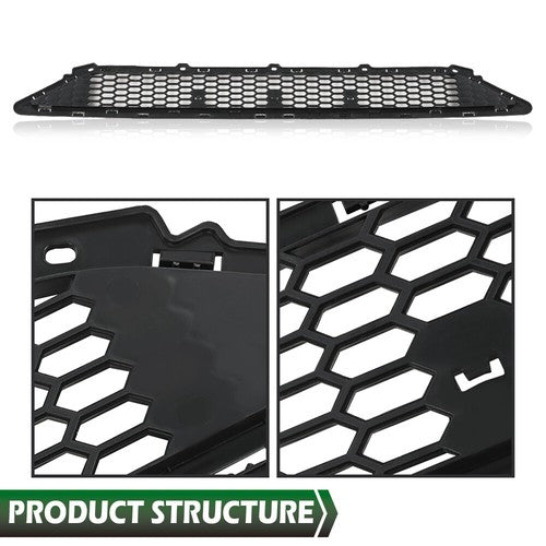 Solid Spare Fit For 2016-2018 Hyundai Tucson Front Bumper Lower Grille Grill 86561D3000