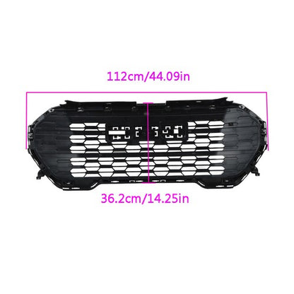 Solid Spare Front Bumper Grille Chrome Without Camera Hole Compatible For GMC Terrain 22-23