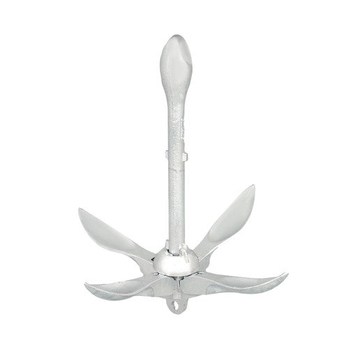 Solid Spare For PWC Canoe Jet Ski 1 × New Marine Kayak Folding Anchor Kit 7.05Lb White