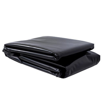 Solid Spare 25 FT x 30 FT HDPE Pond Liners 20 Mil UV Resistant Preformed Pond Easy Cutting