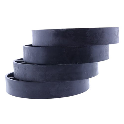 Solid Spare 4PCS Roller Wheel 47163GT for Genie Scissor Lift GS1530 GS1532 GS1930 GS1932