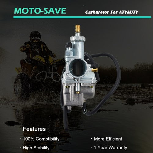 Solid Spare Carburetor & Throttle Cable for Kawasaki Bayou 220 250 KLF220 KLF250A