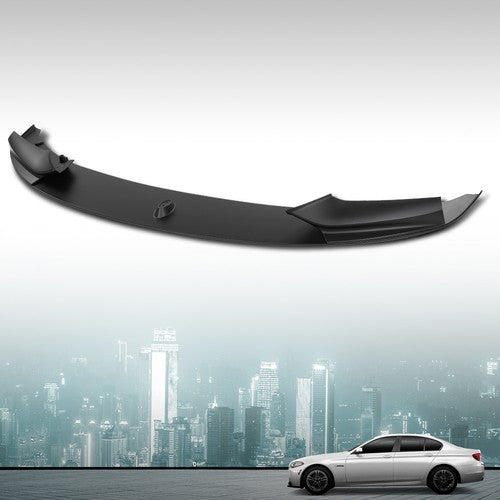 Solid Spare For 11-16 BMW F10 5 Series M Sport Bumper Front Lip Spoiler Splitter Gloss Black