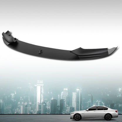 Solid Spare For 11-16 BMW F10 5 Series M Sport Bumper Front Lip Spoiler Splitter Gloss Black