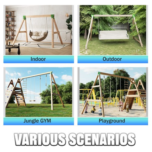 Solid Spare Brand New 1-2-3 A-Frame 2 Brackets for Swing Set with All Hardware